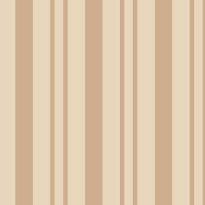 JP19 - Beige Rhythmic Stripes