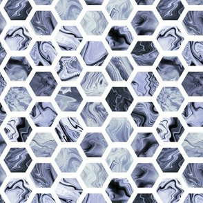 grey hexagons