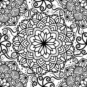 Doodle Mandala Pattern