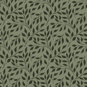 Olive green leaves 