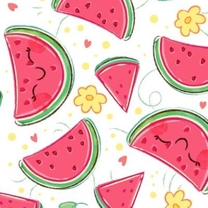 Watermelon Pattern - Larger Print