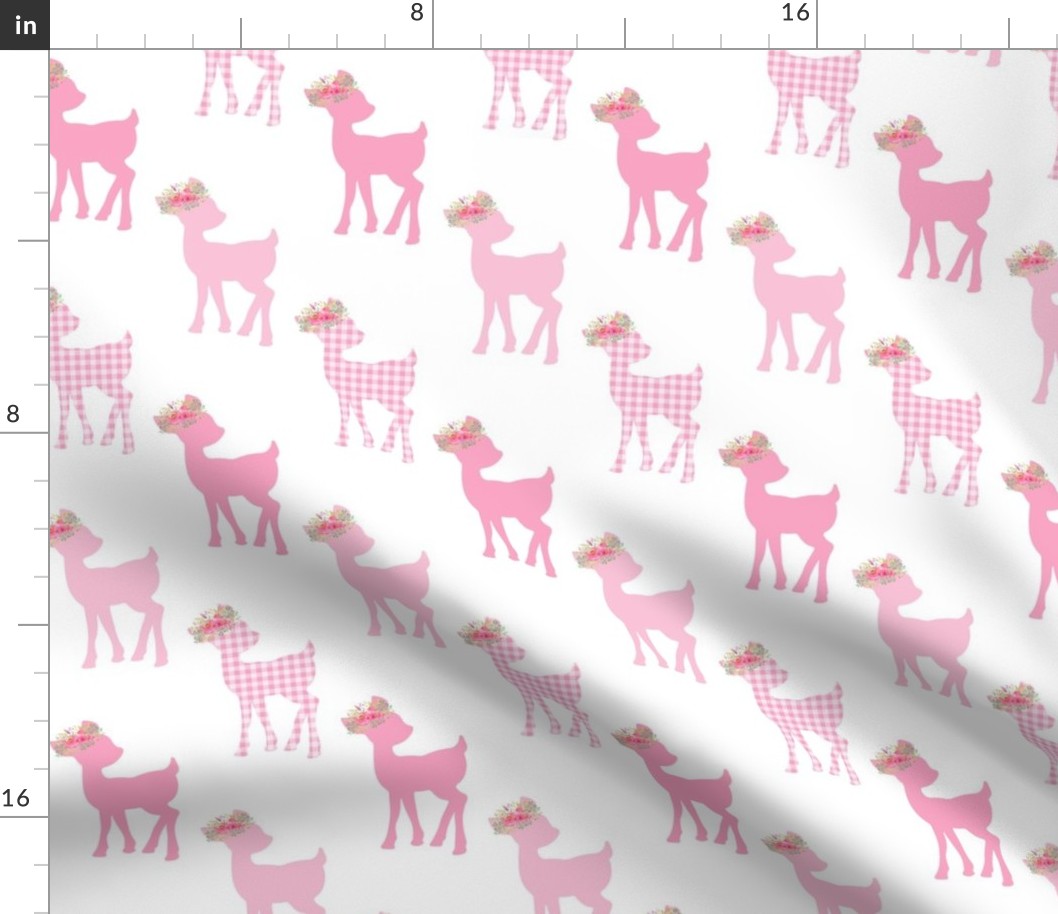 Pink Fawn – Baby Deer Nursery Bedding