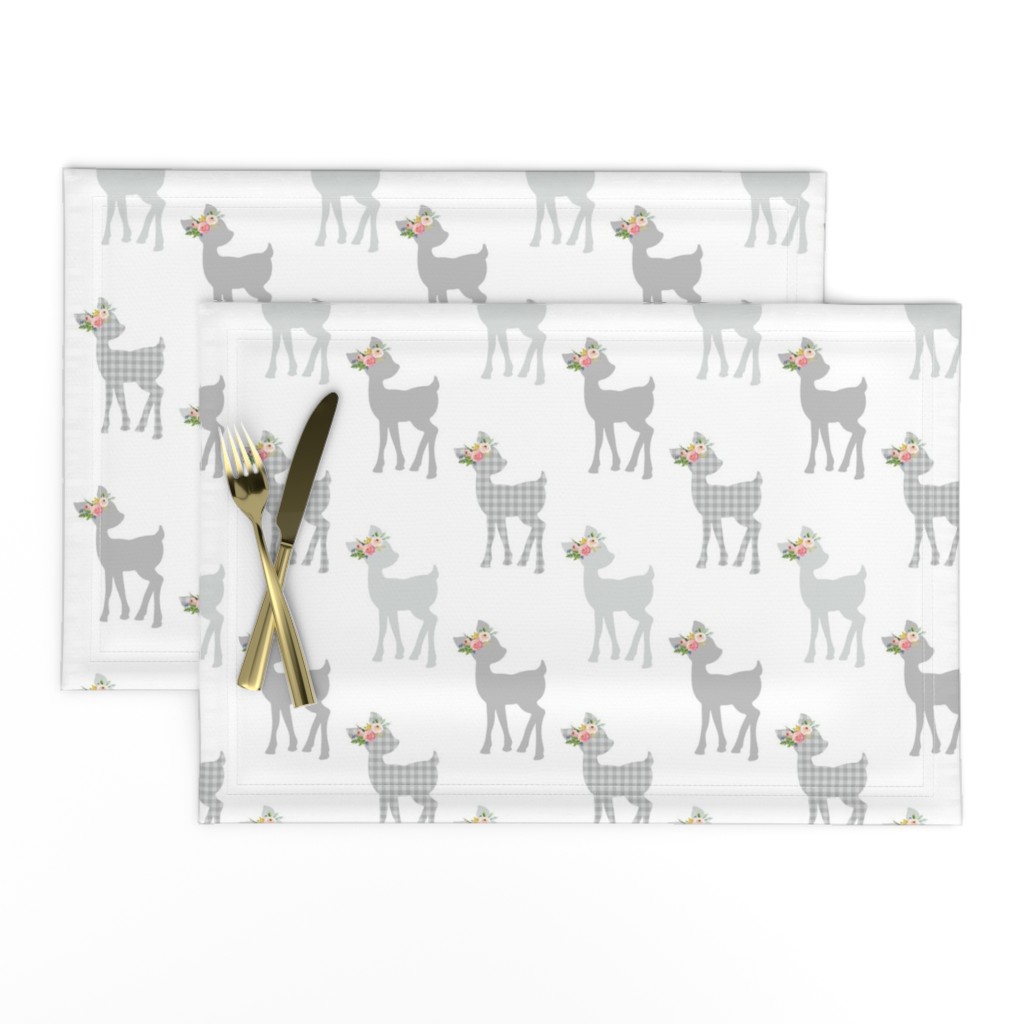 Gray Fawn – Baby Deer Girls Nursery Home Decor