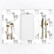 Gray Fawn – Baby Deer Girls Nursery Home Decor