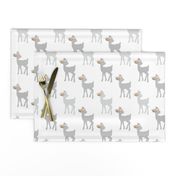 Gray Fawn – Baby Deer Girls Nursery Home Decor