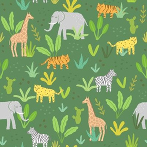 Animals in the jungle