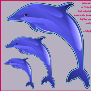 DolphinFamilyPillowToys2
