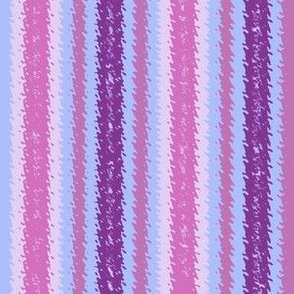 JP21 - Lavender Purple and Fuchsia Jagged Stripes
