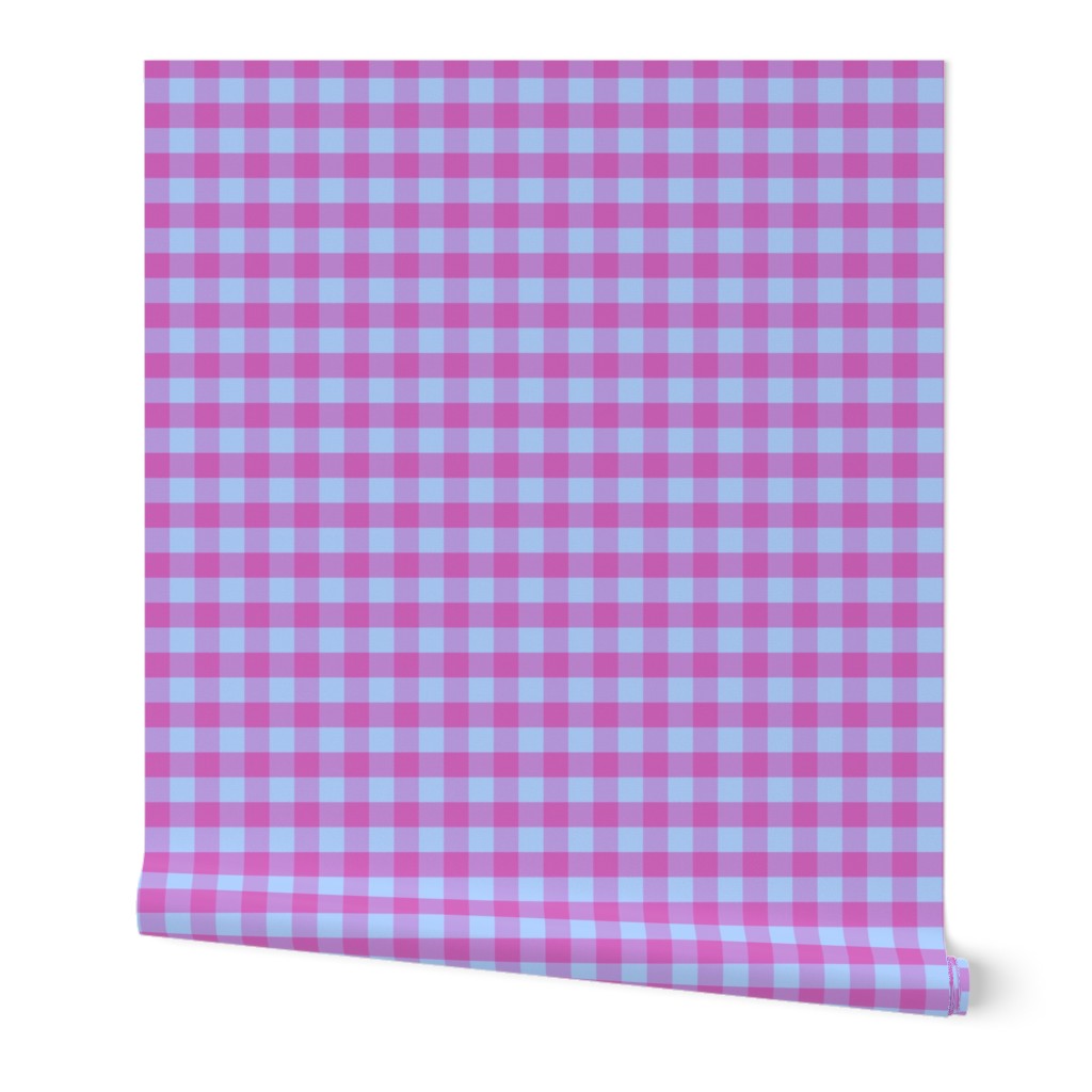 JP21 - Lavender  Fuchsia and Lilac Buffalo Plaid