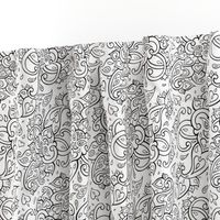 Paisley, Black and white 