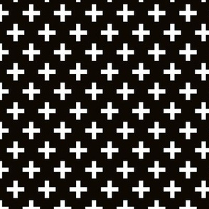 Crosses | Criss Cross | Plus Sign | X | Black and White |