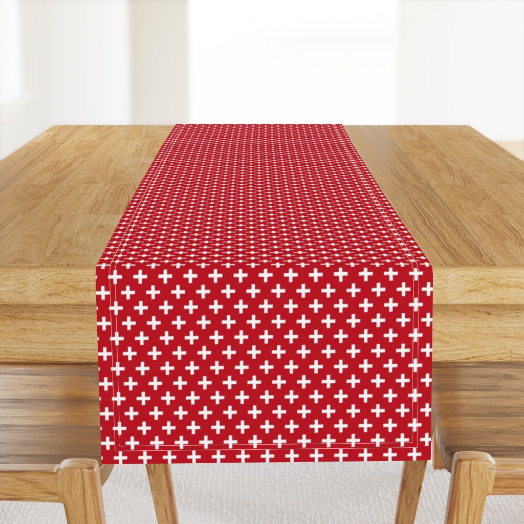 Crosses | Criss Cross | Plus Sign | X | Red and White | Swiss Cross | Minimalist | Scandi | Hygge