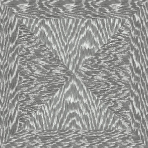 Cerused Wood Triangles Grey