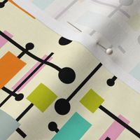 Midcentury Modern Geometric Symphony 