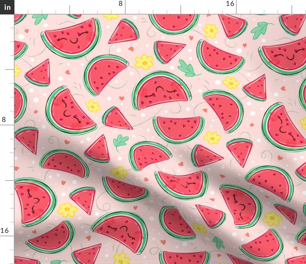 Watermelon Pattern - Larger Print