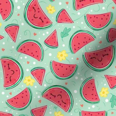 Watermelon Pattern- Smaller Print