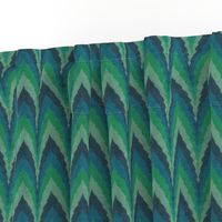 emerald forest zigzag stripes