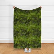 Grass Green abstract hand drawn sketch pattern 