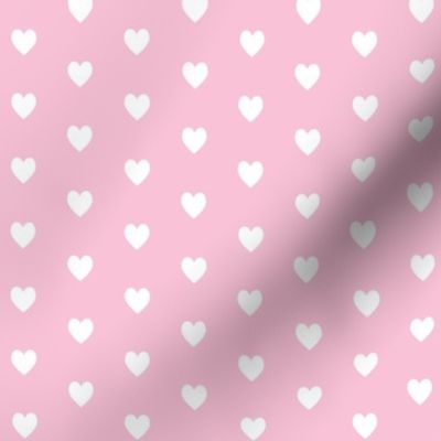 Tiny White Hearts (light pink) – Baby Girl Nursery