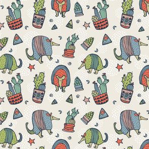 Armadillos & Cactus (small)