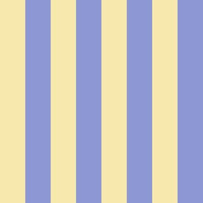JP20 - Wide Lemon and Violet Basic Stripe