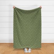 Shamrock Floral Diagonal / Olive