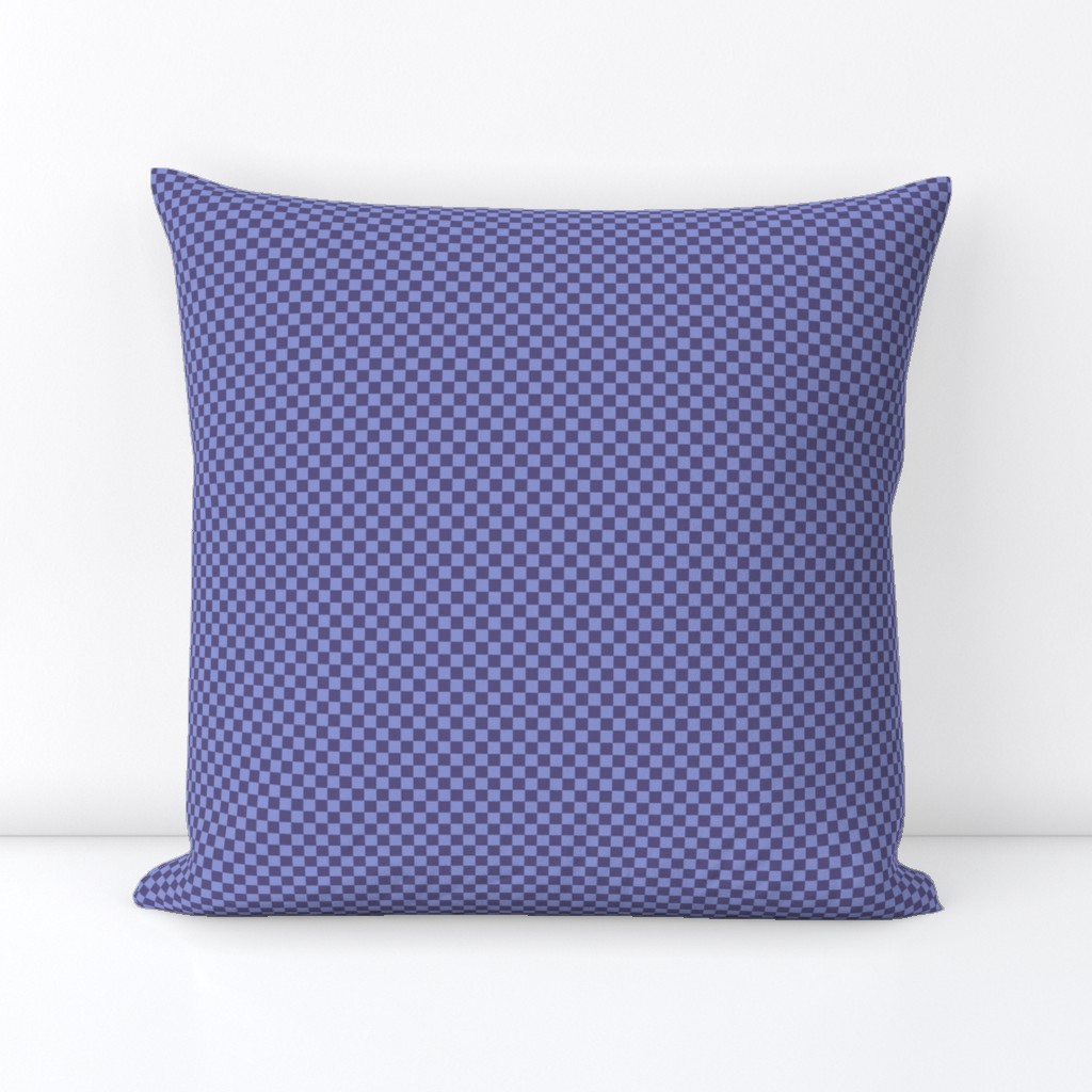 JP20 - Small -   Checkerboard of Quarter Inch Squares in Two Tone Violet