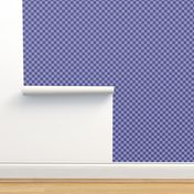 JP20 - Small -   Checkerboard of Quarter Inch Squares in Two Tone Violet