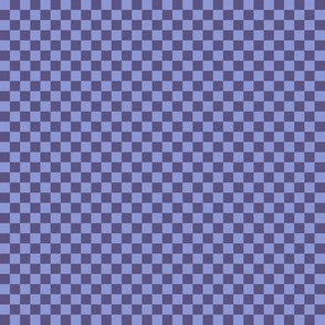 JP20 - Small -   Checkerboard of Quarter Inch Squares in Two Tone Violet