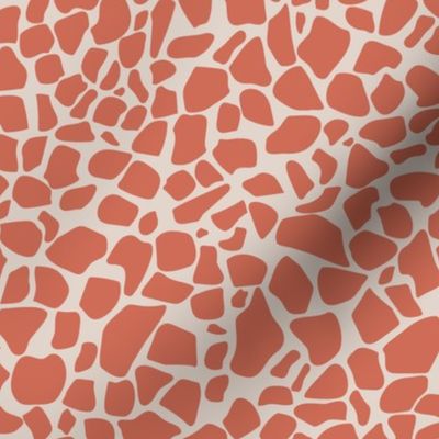 Savanna Giraffe print terracotta