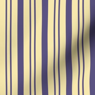 JP20 - Lemon and Violet Rhythmic Stripes