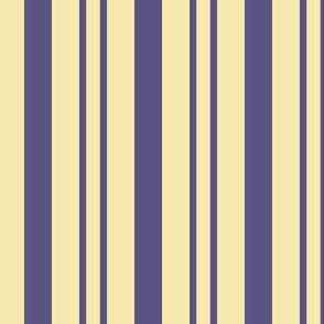 JP20 - Lemon and Violet Rhythmic Stripes