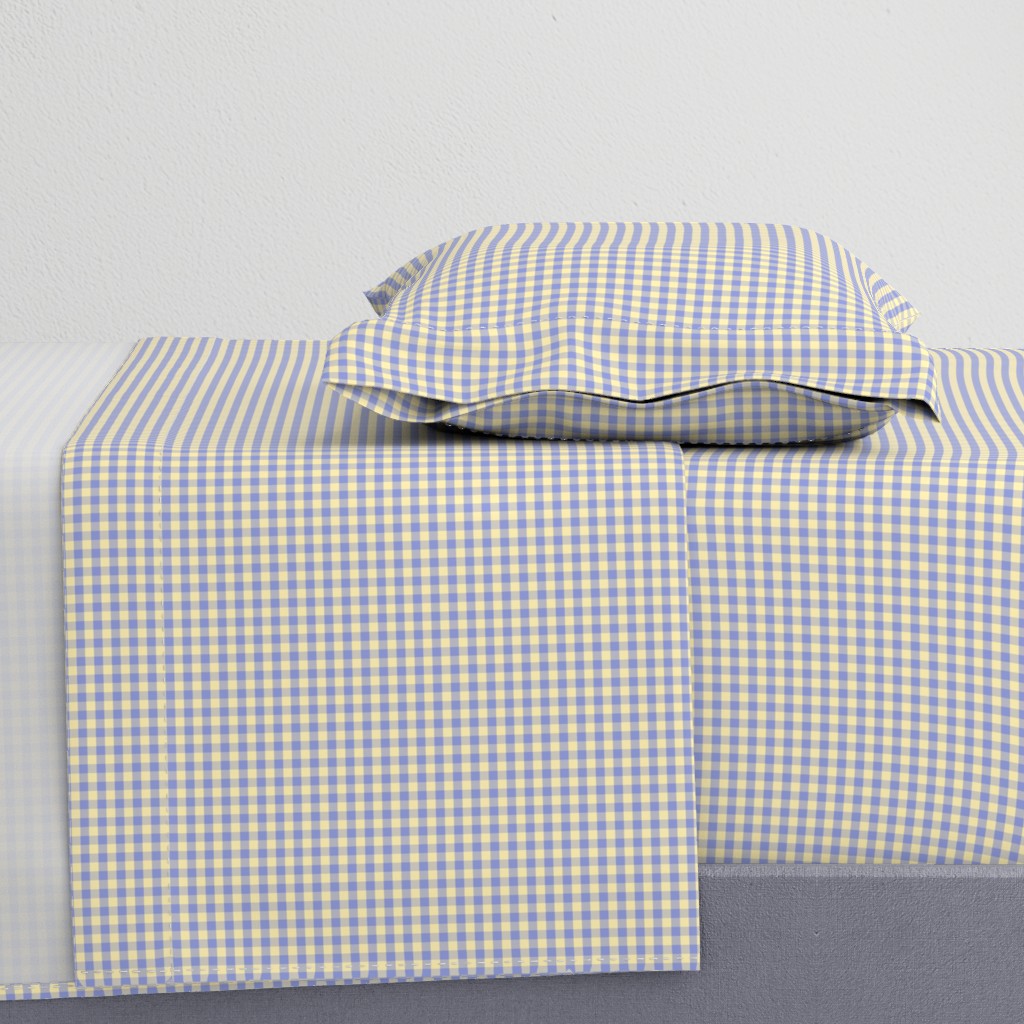 JP20 - Tiny Lemon and Violet Buffalo Plaid