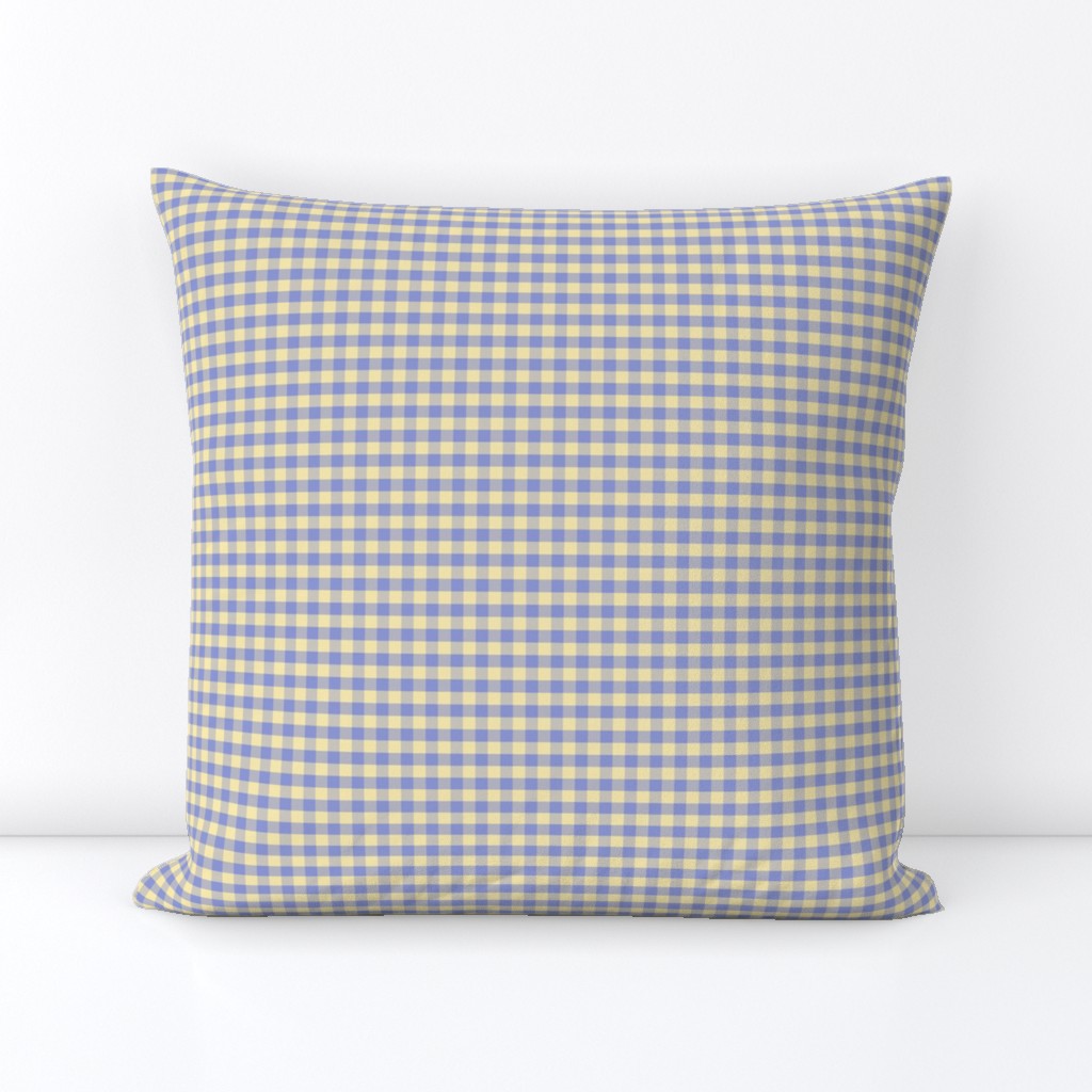 JP20 - Tiny Lemon and Violet Buffalo Plaid