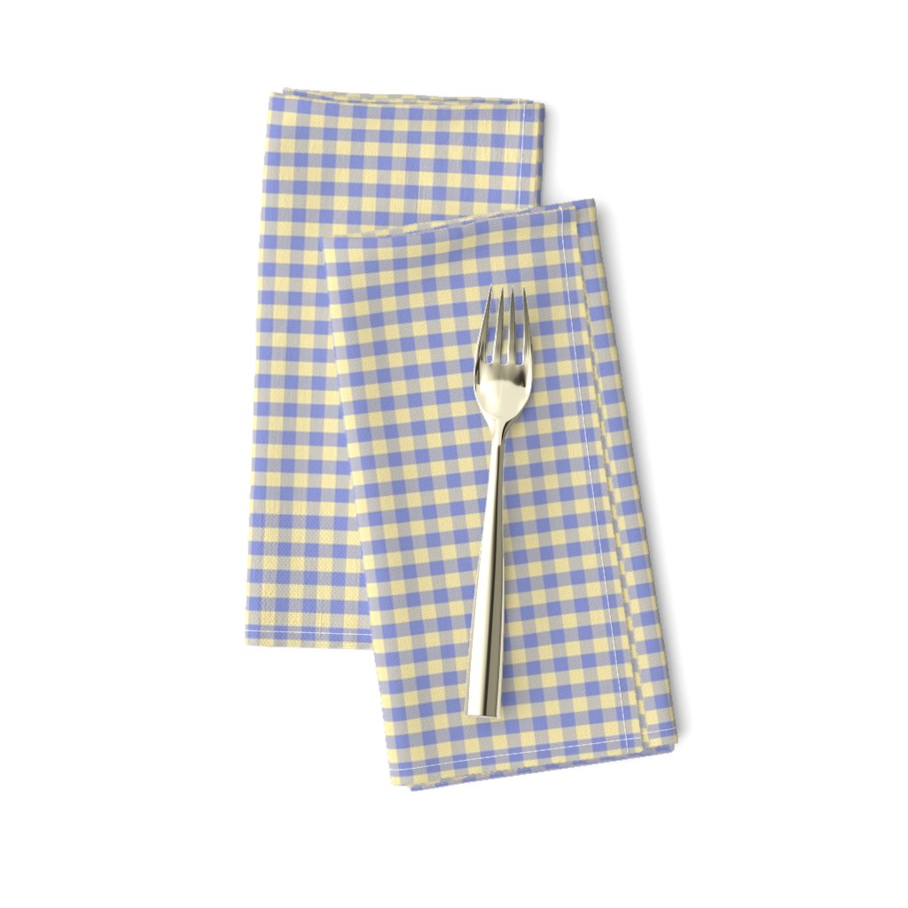 JP20 - Tiny Lemon and Violet Buffalo Plaid