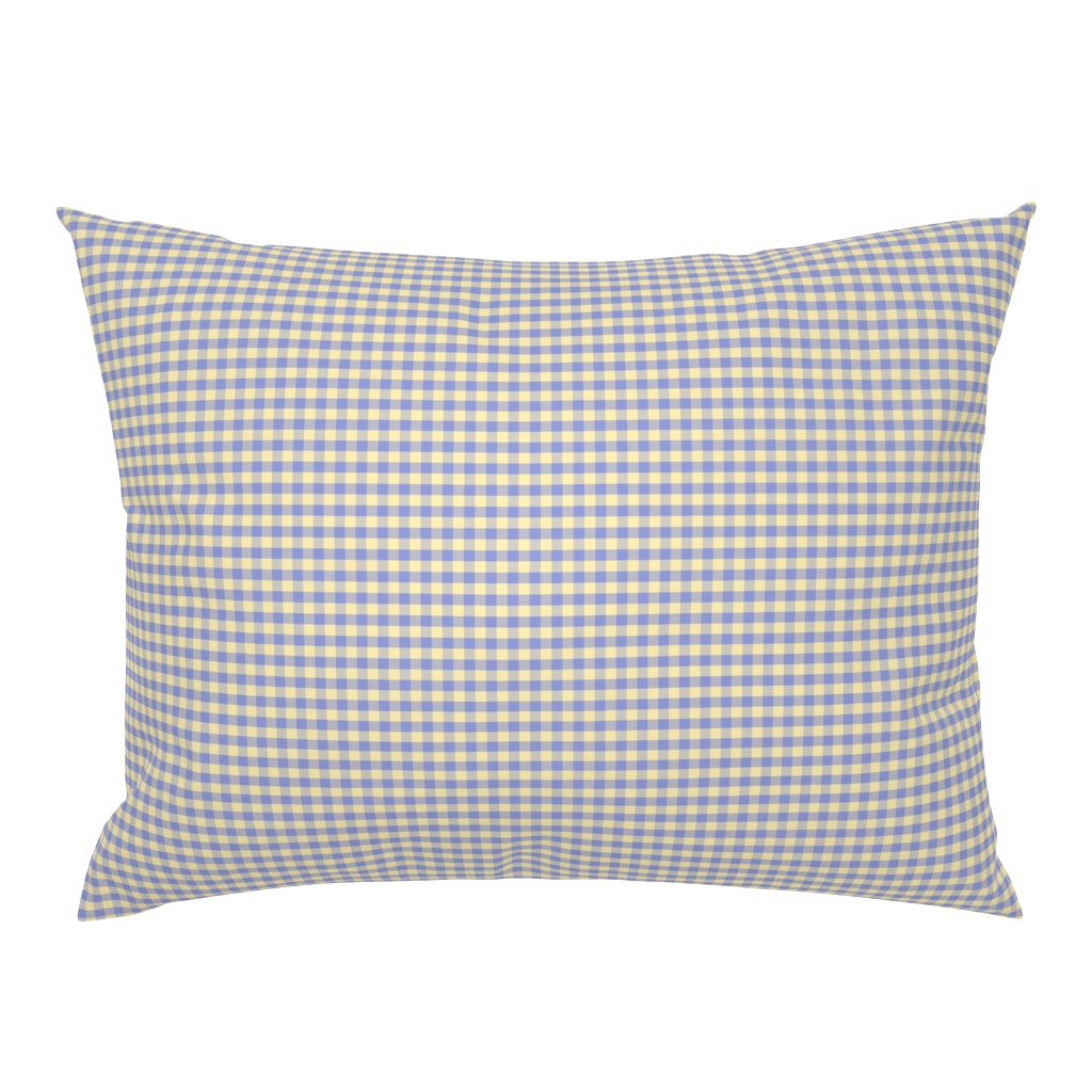 JP20 - Tiny Lemon and Violet Buffalo Plaid