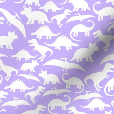 White Dinos on Lavender big