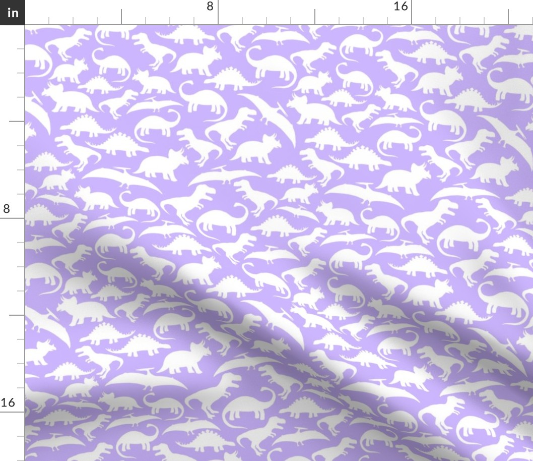 White Dinos on Lavender big