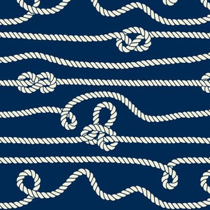 Intricate Rope Pattern with Knots