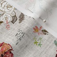 Fable Bouquet (linen) MED