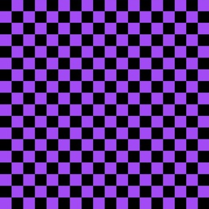 Checkerboard Black Purple