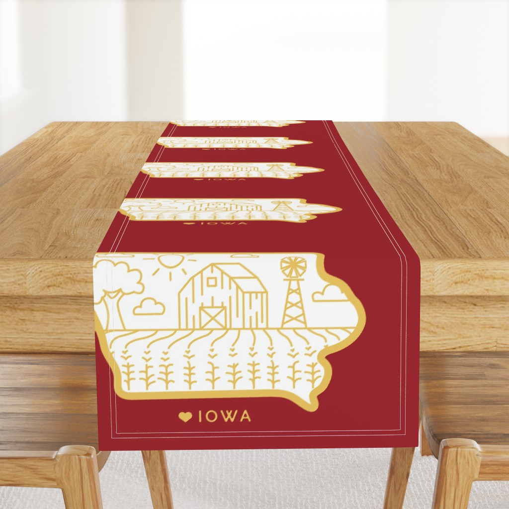 Iowa Lovey Panel 18" x 18" | ISU | Iowa State