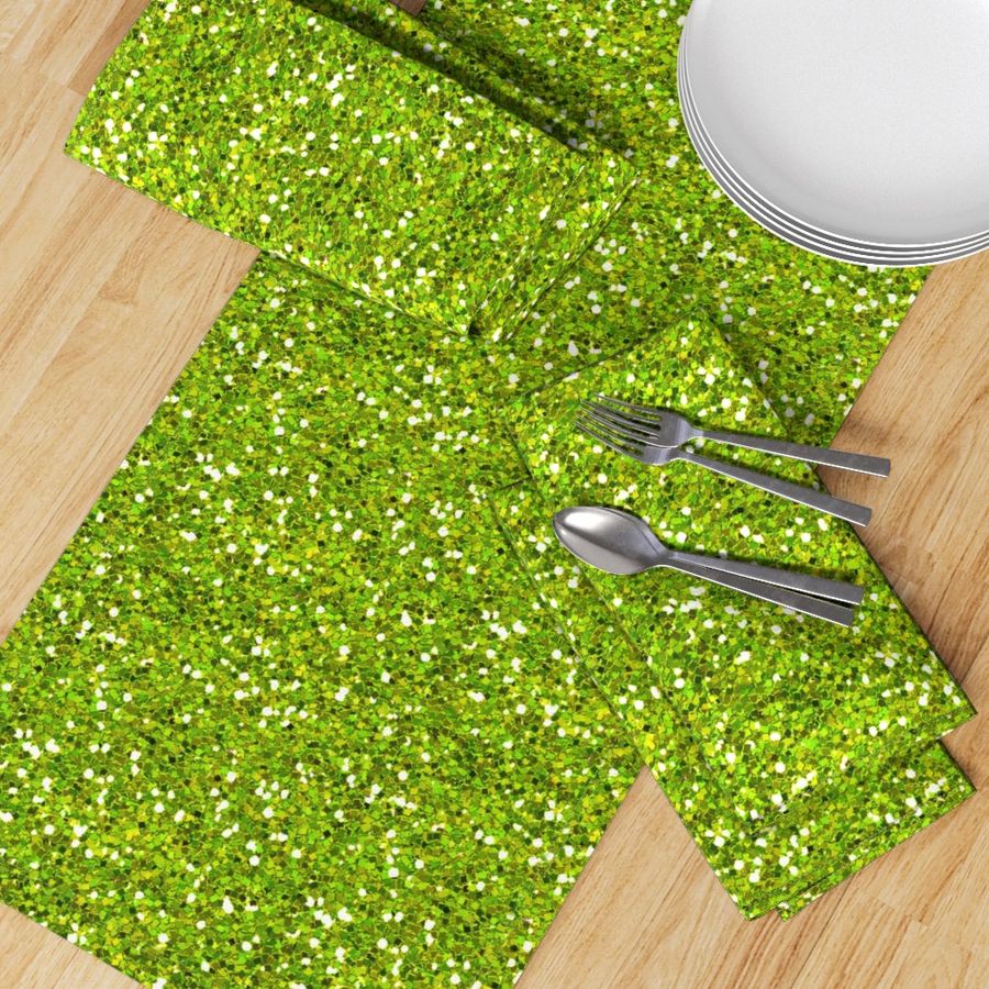 Confetti glitter bright Lime