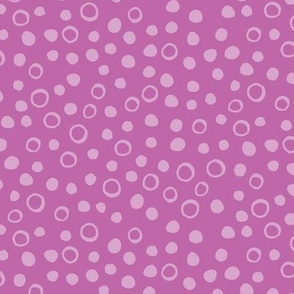 Snow bubbles - Arctic Collection - pink on deep pink