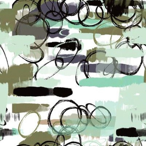 Abstract circles  Mint