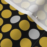 Gold and Silver Polka Dots