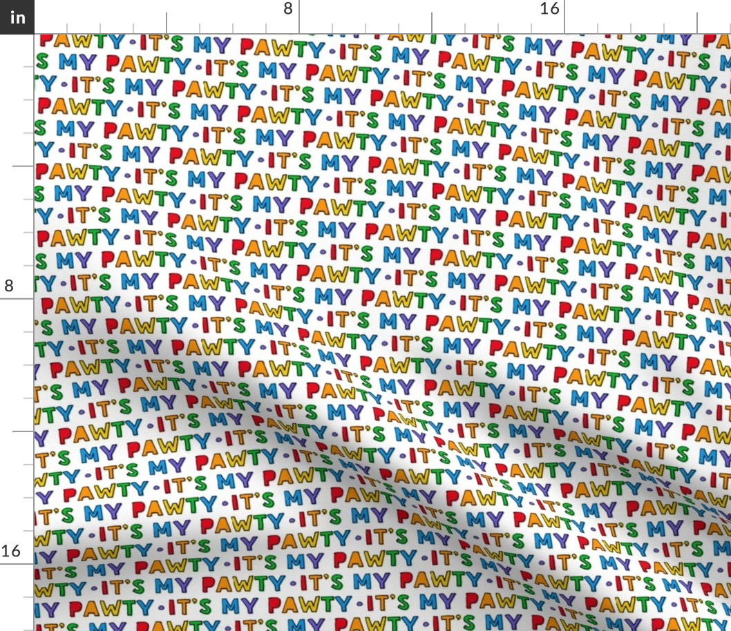 It's my party (pawty)  - rainbow