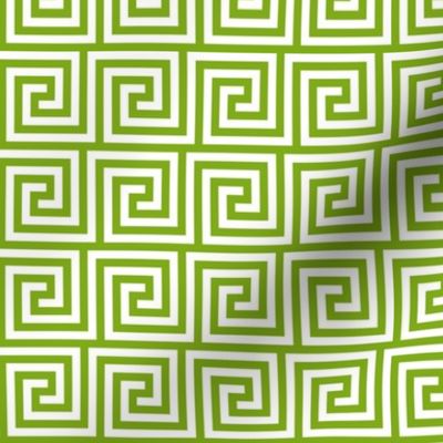 Geometric Pattern: Key Spiral: Green