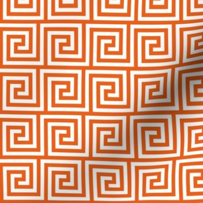 Geometric Pattern: Key Spiral: Orange (standard version)