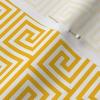 Geometric Pattern: Key Spiral: Yellow